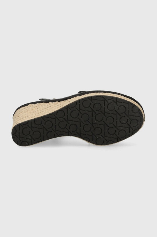 Calvin Klein sandały WEDGE 70HH - HE HW0HW01499 czarny