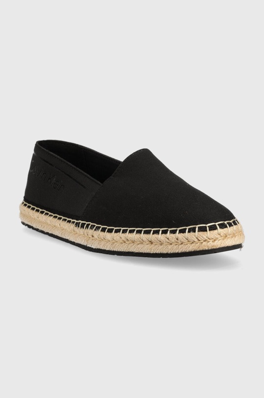 Calvin Klein espadryle ESPADRILLE HE - CANVAS HW0HW01546 czarny SS23