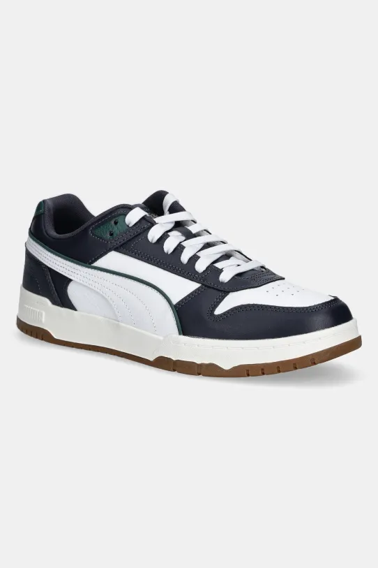 Кросівки Puma RBD Game Low імітація лицьової шкіри темно-синій 386373