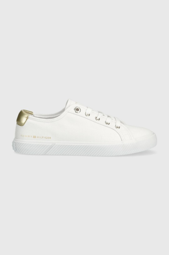 Tommy Hilfiger tenisówki LACE UP VULC SNEAKER płaska biały FW0FW06957