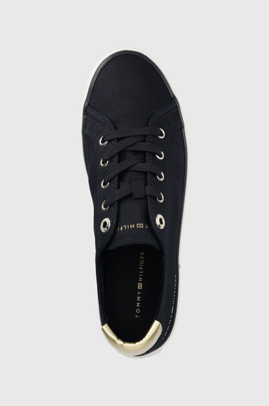 Tommy Hilfiger tenisówki LACE UP VULC SNEAKER granatowy FW0FW06957