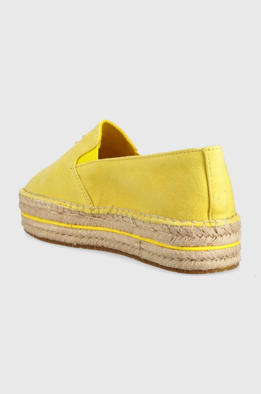 Παπούτσια Εσπαντρίγιες σουέτ Tommy Hilfiger TH SUEDE FLATFORM ESPADRILLE FW0FW07069 κίτρινο