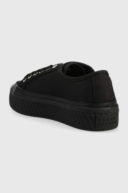 Boty Sneakers boty Tommy Hilfiger PLATFORM VULCANIZED SNEAKER FW0FW07156 černá