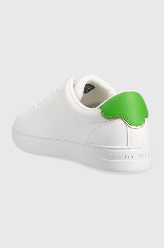 Obuwie Tommy Hilfiger sneakersy skórzane ESSENTIAL COURT SNEAKER FW0FW07427 biały