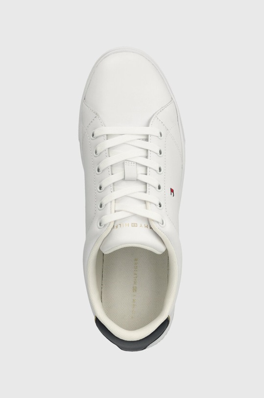 Tommy Hilfiger sneakersy skórzane ESSENTIAL COURT SNEAKER biały FW0FW07427