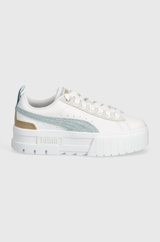 Puma sneakers din piele Mayze Mix Wns 387468 alb SS25