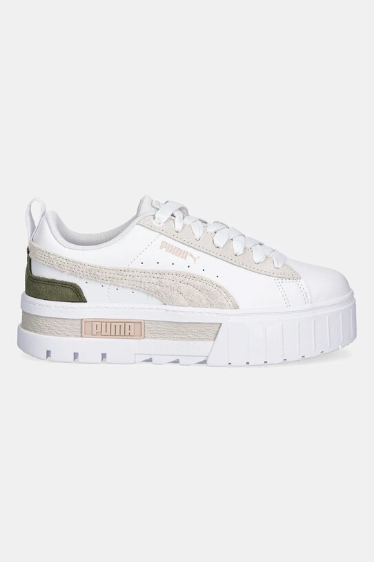Puma sneakers din piele Mayze Mix Wns 387468 alb SS25
