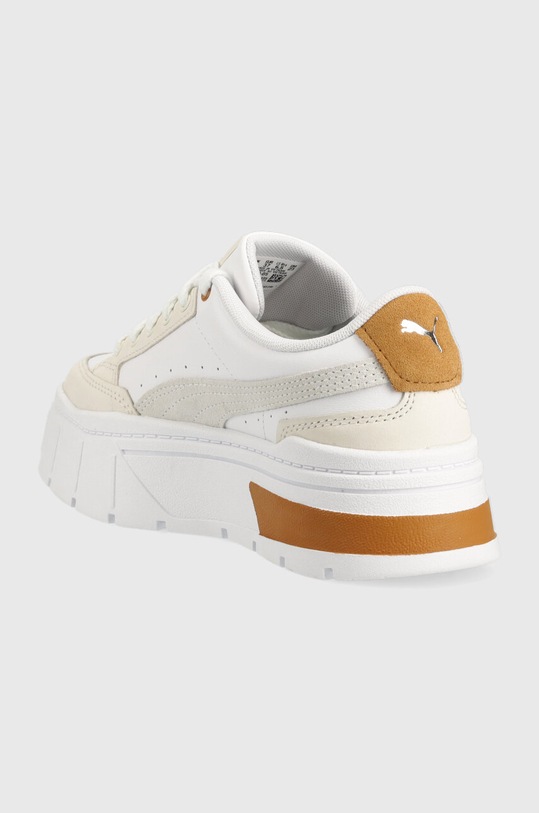 Boty Kožené tenisky Puma Mayze Stack Luxe Wns 389853 bílá