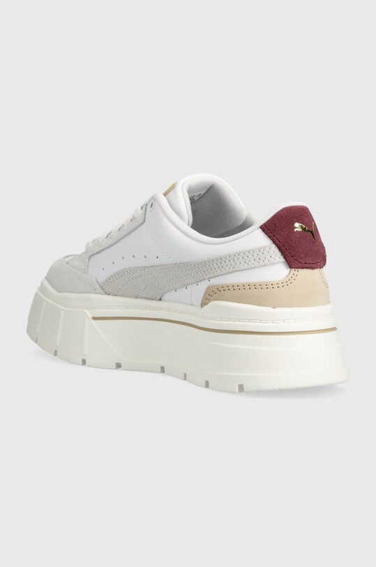 Obuwie Puma sneakersy skórzane Mayze Stack Luxe Wns 389853 biały