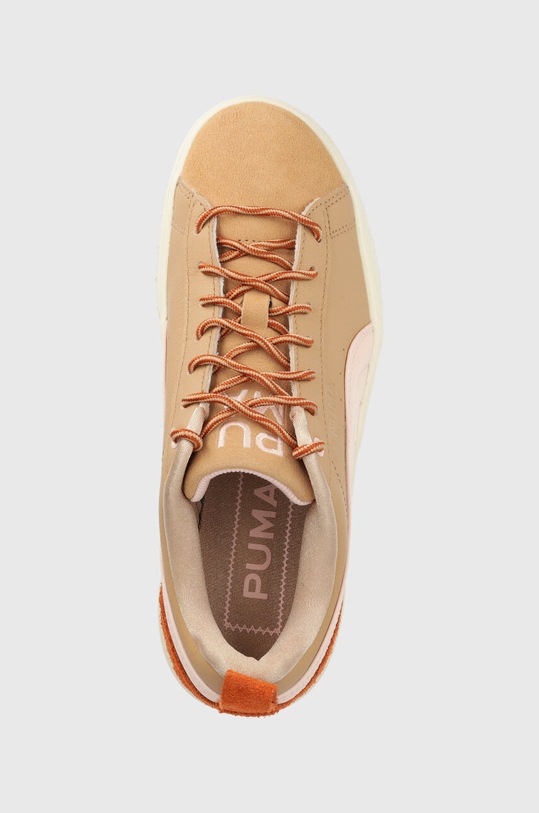 Puma sneakersy skórzane Mayze Wedge Wild Women Wns brązowy 389868
