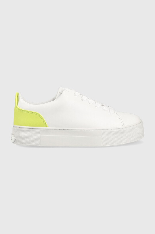 Guess sneakersy giaa5 platforma biały FL5GAA.ELE12.WHILI