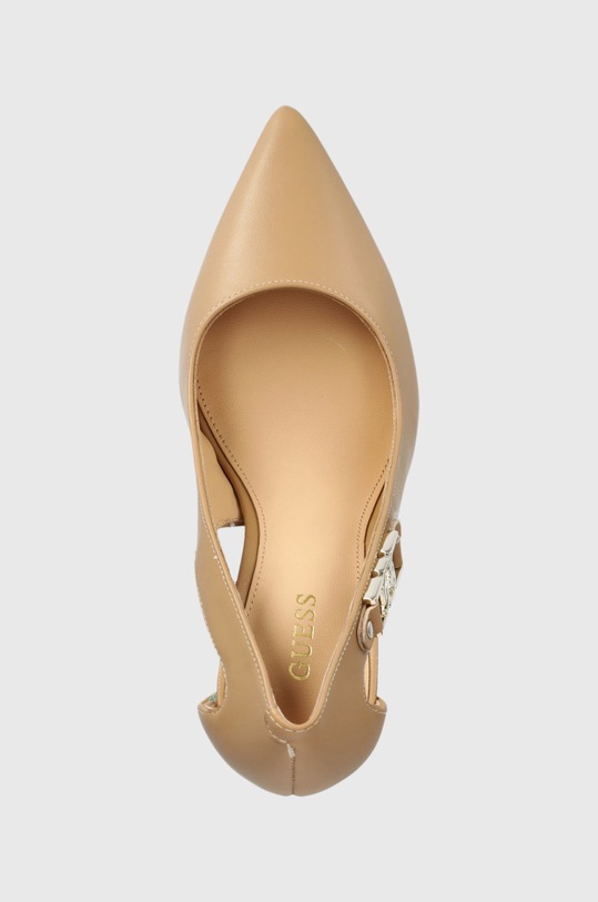 Guess tacchi in pelle Gabbi beige FL5GBB.LEA08.SAND