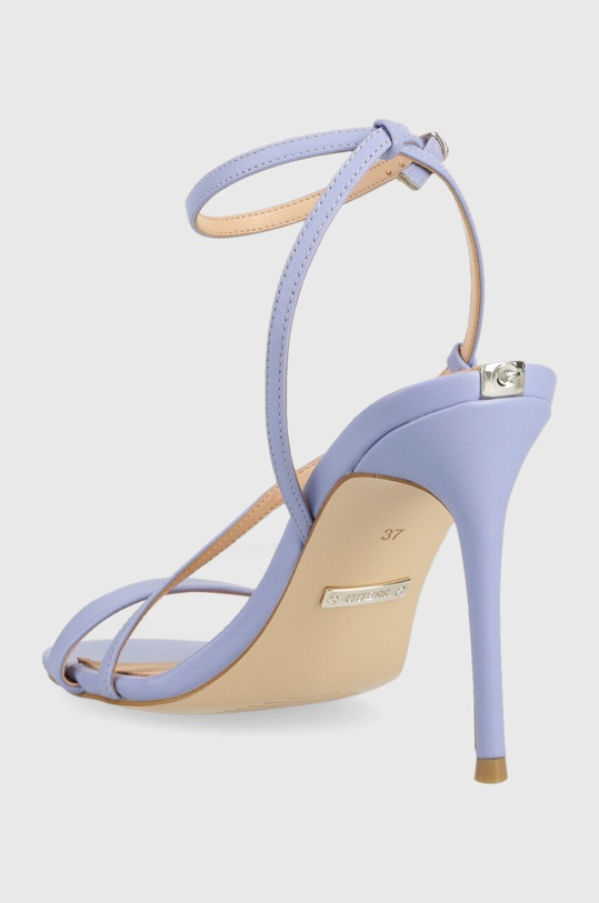 Încălțăminte Guess sandale de piele Kadera FL5KAD.LEA03.VIOLE violet
