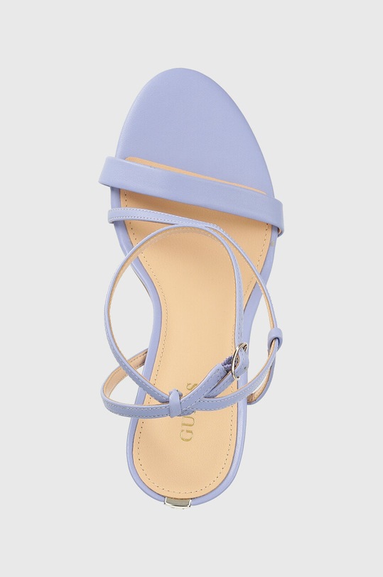 Guess sandale de piele Kadera violet FL5KAD.LEA03.VIOLE