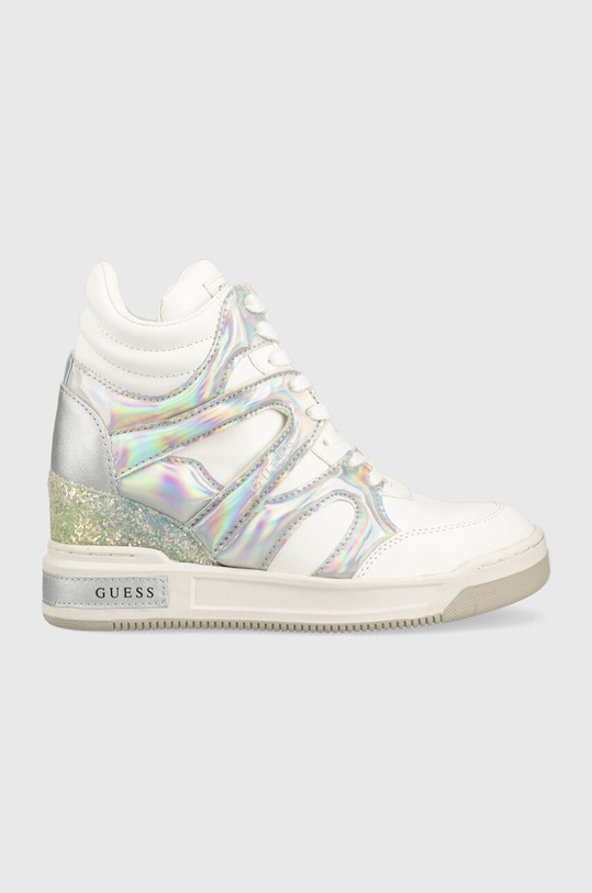 Guess sneakersy Lisa imitacja skóry licowej biały FL5LIS.SMA12.WHITE
