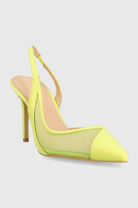 Γόβες παπούτσια Guess Piano FL5PNO.LEA05.LIME πράσινο SS23