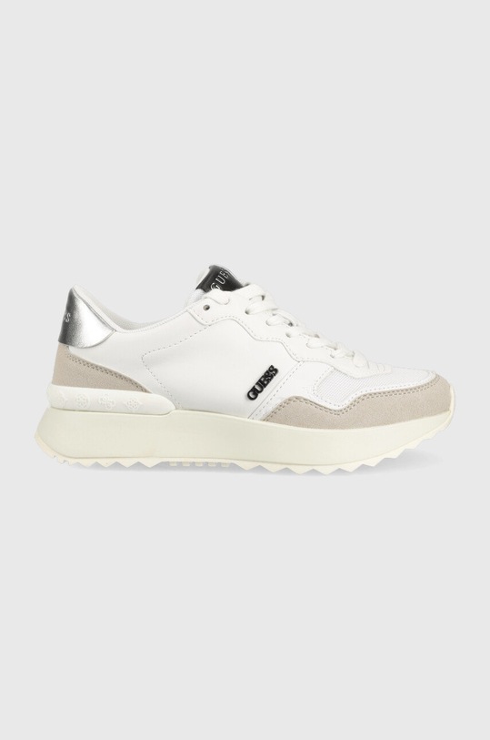 Sneakers boty Guess Vinnna imitace kůže bílá FL5VNN.SMA12.WHISI