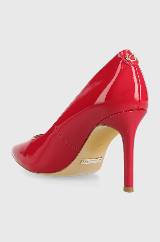 Παπούτσια δερμάτινες γόβες Guess dafne13 FL7D13.PAT08.CHER ροζ