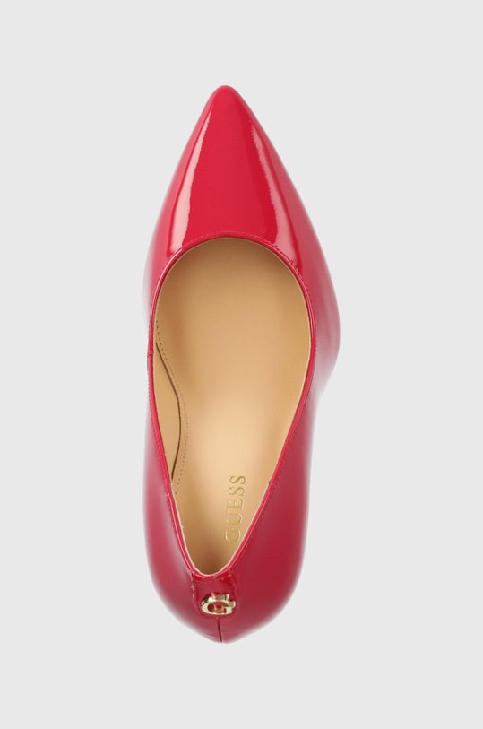 Δερμάτινες γόβες Guess Gavi13 ροζ FL7G13.PAT08.CHER