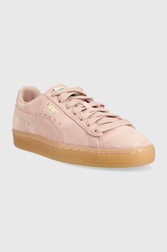 Puma sneakersy zamszowe Suede Classic XXI 374915 różowy SS24