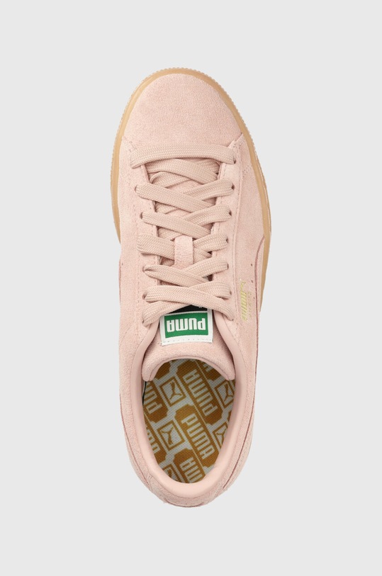 Puma sneakersy zamszowe Suede Classic XXI różowy 374915