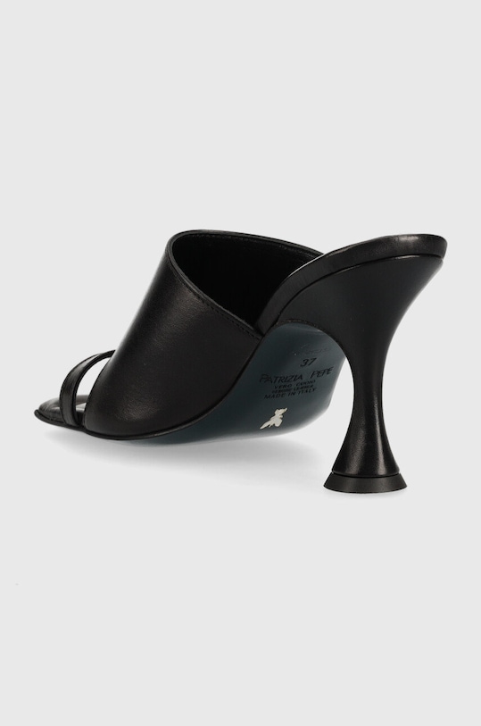 Obuwie Patrizia Pepe klapki skórzane 8X0039.L048.K103 czarny