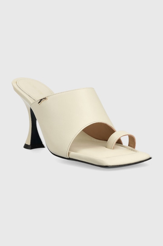 Кожени чехли Patrizia Pepe 8X0039.L048.W338 бял SS23
