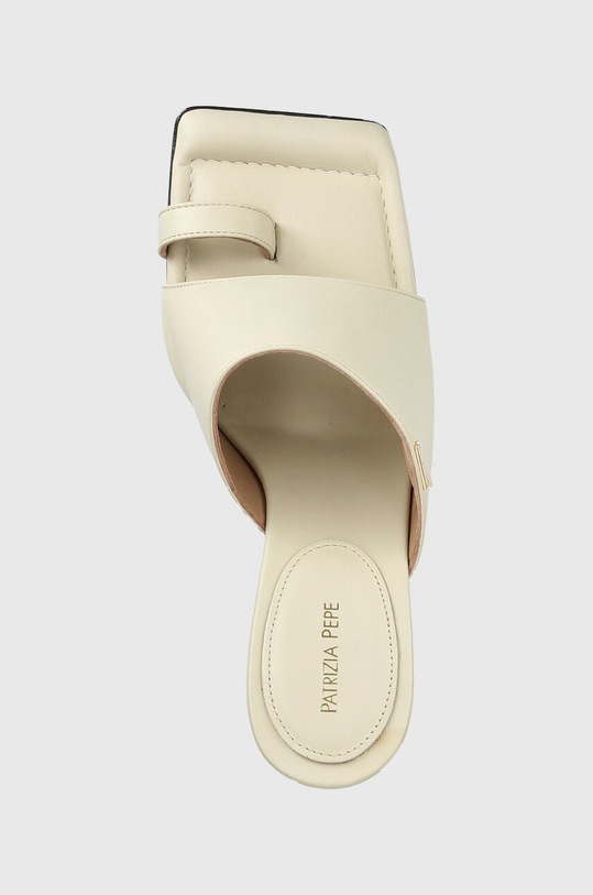 Patrizia Pepe klapki skórzane biały 8X0039.L048.W338