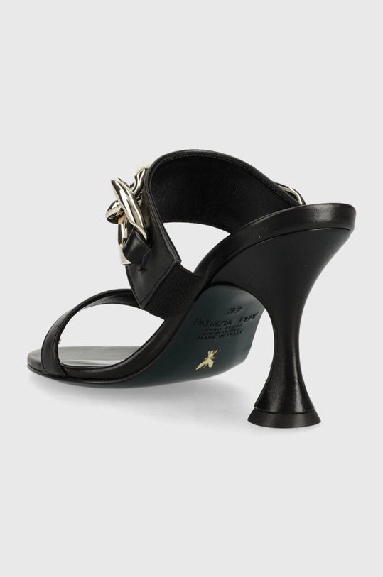 Încălțăminte Patrizia Pepe slapi de piele 8X0051.L011.K103 negru