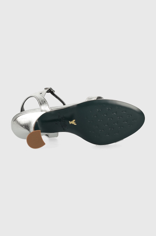 Kožené sandále Patrizia Pepe 8X0057.L031.S298 strieborná