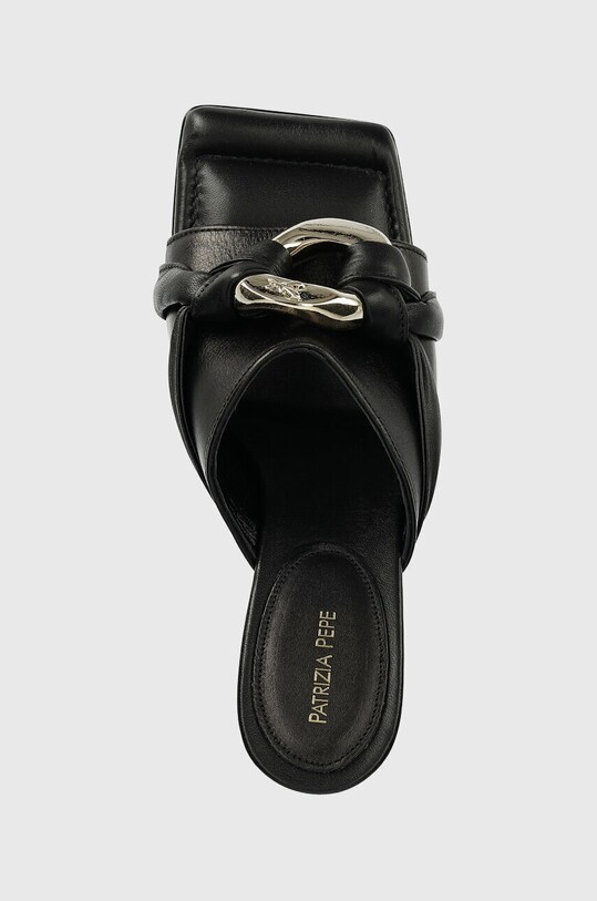 Δερμάτινα mules Patrizia Pepe μαύρο 8X0068.L026.K103
