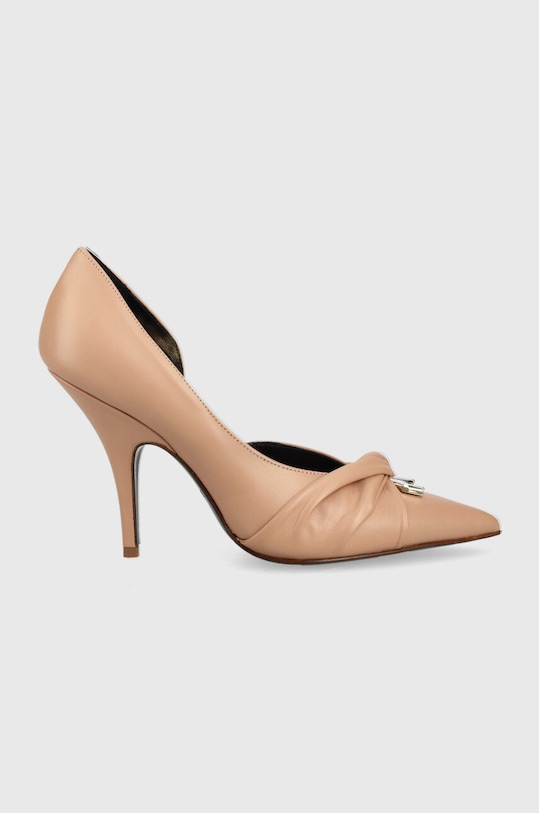 Patrizia Pepe stilettos de piele subțire roz 8Z0076.L048.M444