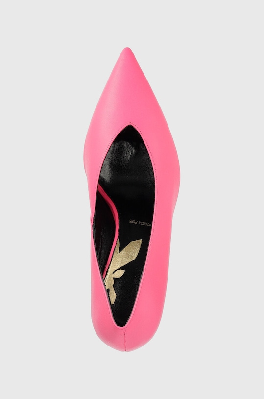 Patrizia Pepe szpilki skórzane różowy 8Z0079.L048.M443