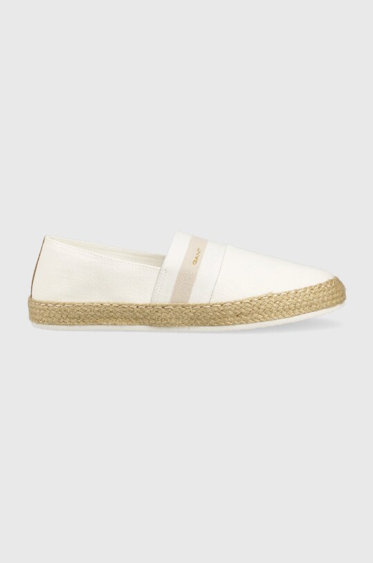 Espadrilky Gant Raffiaville textilný biela 26569821.G20