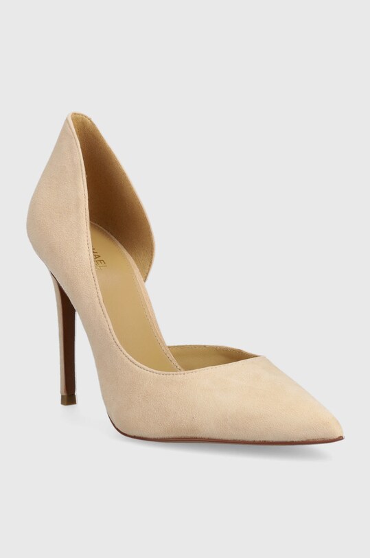 MICHAEL Michael Kors szpilki zamszowe Keke 40S0KEHP1S.660 beżowy SS23