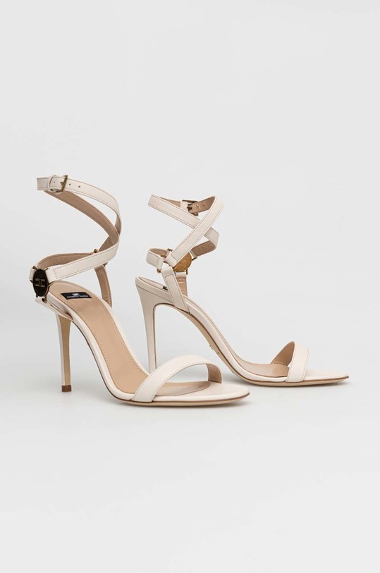 Elisabetta Franchi sandale de piele SA01L31E2.193 bej SS23