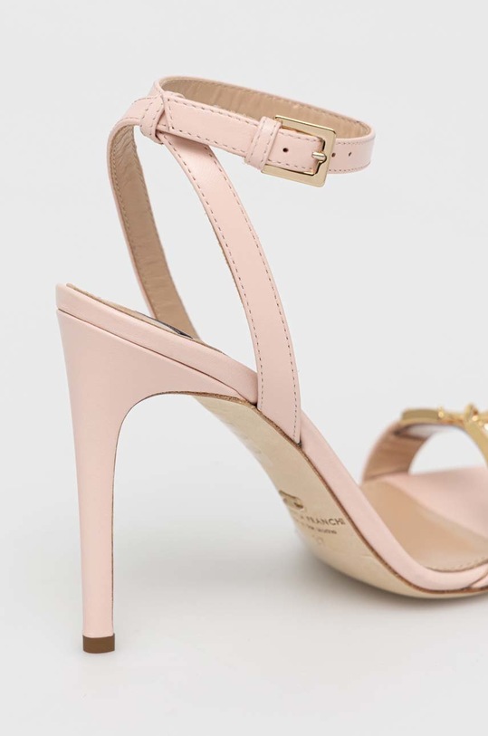 Boty Kožené sandály Elisabetta Franchi SA17L31E2.BA7 růžová