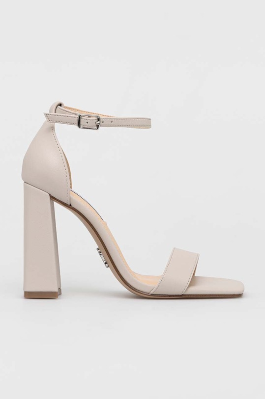 Steve Madden sandały skórzane Airy słupek beżowy SM19000021.287