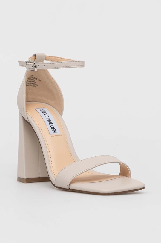 Steve Madden sandały skórzane Airy SM19000021.287 beżowy SS23