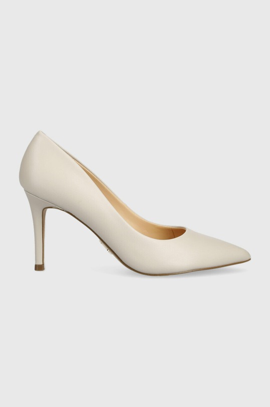 Кожени обувки с висок ток Steve Madden Ladybug гладка кожа бежов SM19000022.287