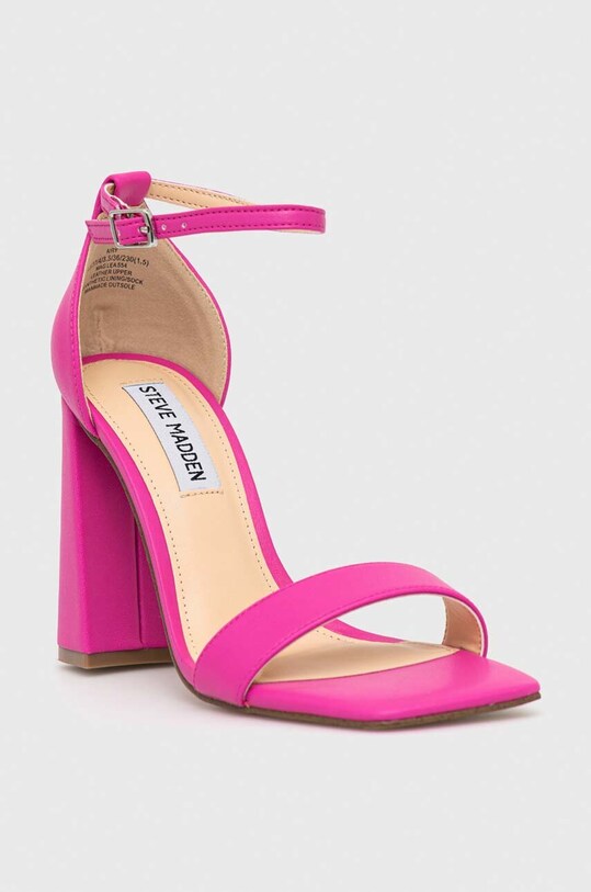 Δερμάτινα πέδιλα Steve Madden Airy SM19000021.554 ροζ SS23