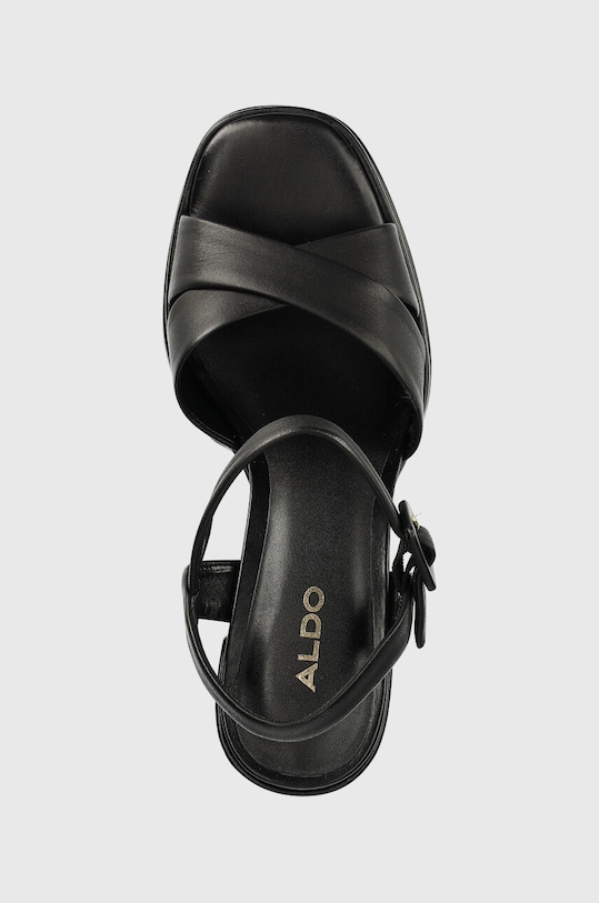 Δερμάτινα σανδάλια Aldo Gisell μαύρο 13540201.GISELL