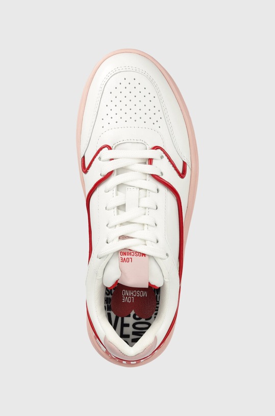 Sneakers boty Love Moschino Sneakerd Basket 60 bílá JA15426G1GIAO10C