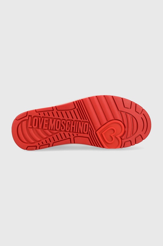 Sneakers boty Love Moschino Sneakerd Basket 60 JA15426G1GIAO10C bílá