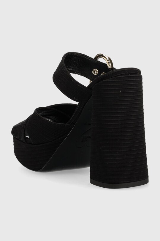 Obuwie Love Moschino klapki Sabotd Quadra 120 JA2809CG1GJL0000 czarny