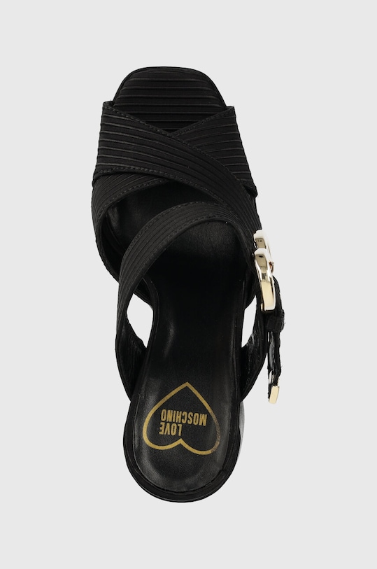 Love Moschino klapki Sabotd Quadra 120 czarny JA2809CG1GJL0000
