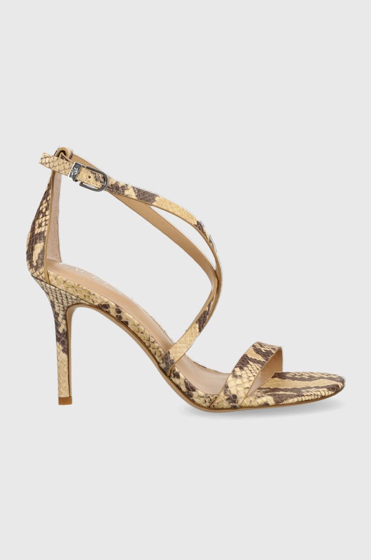 Lauren Ralph Lauren sandale de piele Gabriele subțire bej 802891406001.250