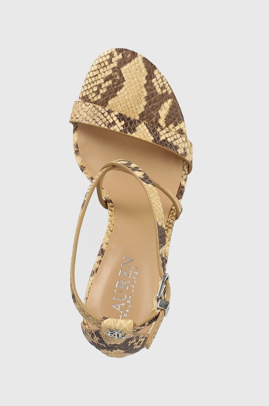 Lauren Ralph Lauren sandale de piele Gabriele bej 802891406001.250