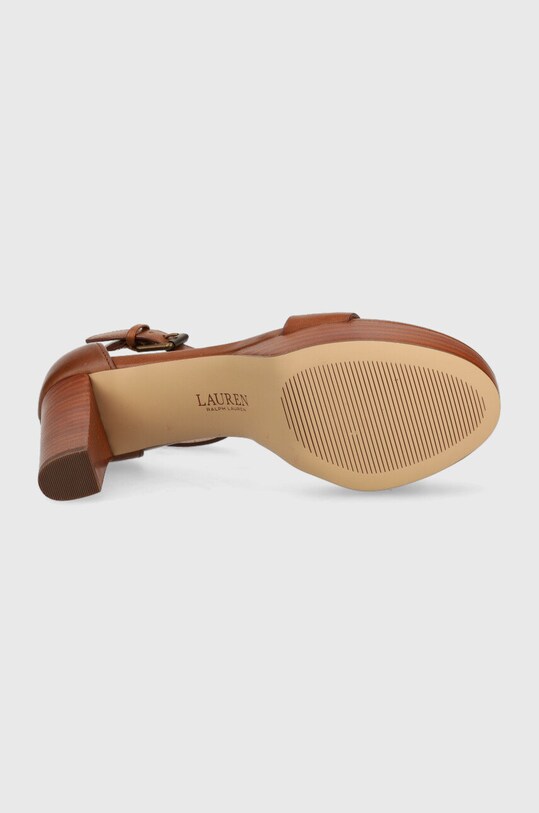 Lauren Ralph Lauren sandale de piele Sylvia 802891411001.270 maro