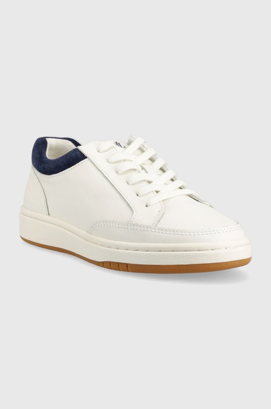 Lauren Ralph Lauren sneakersy skórzane Hailey 802891469002.100 biały SS23